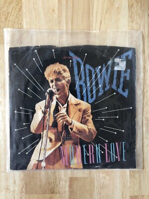 David Bowie Modern Love US 7'' Promo 45 Single EMI America P-B-8177 1983 w Sleeve