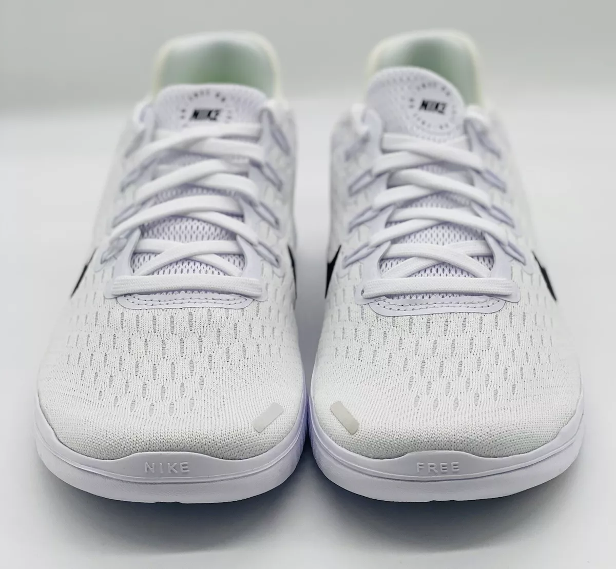 Nike free rn 2018 flyknit white sale