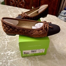 NWB Womens Sam Edelman Marilyn Quilted Cap Toe Ballet Flats Size 6.5 M