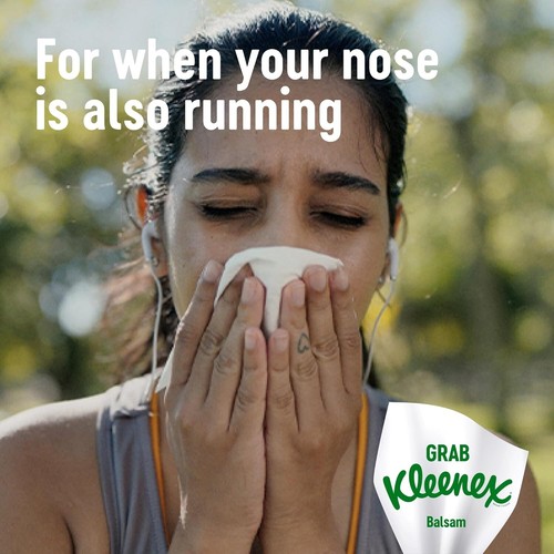 Kleenex Balsam Facial Tissues - Pack Of 12 Tissue Boxes - 64 Per Box - 768 Total - Picture 3 of 7