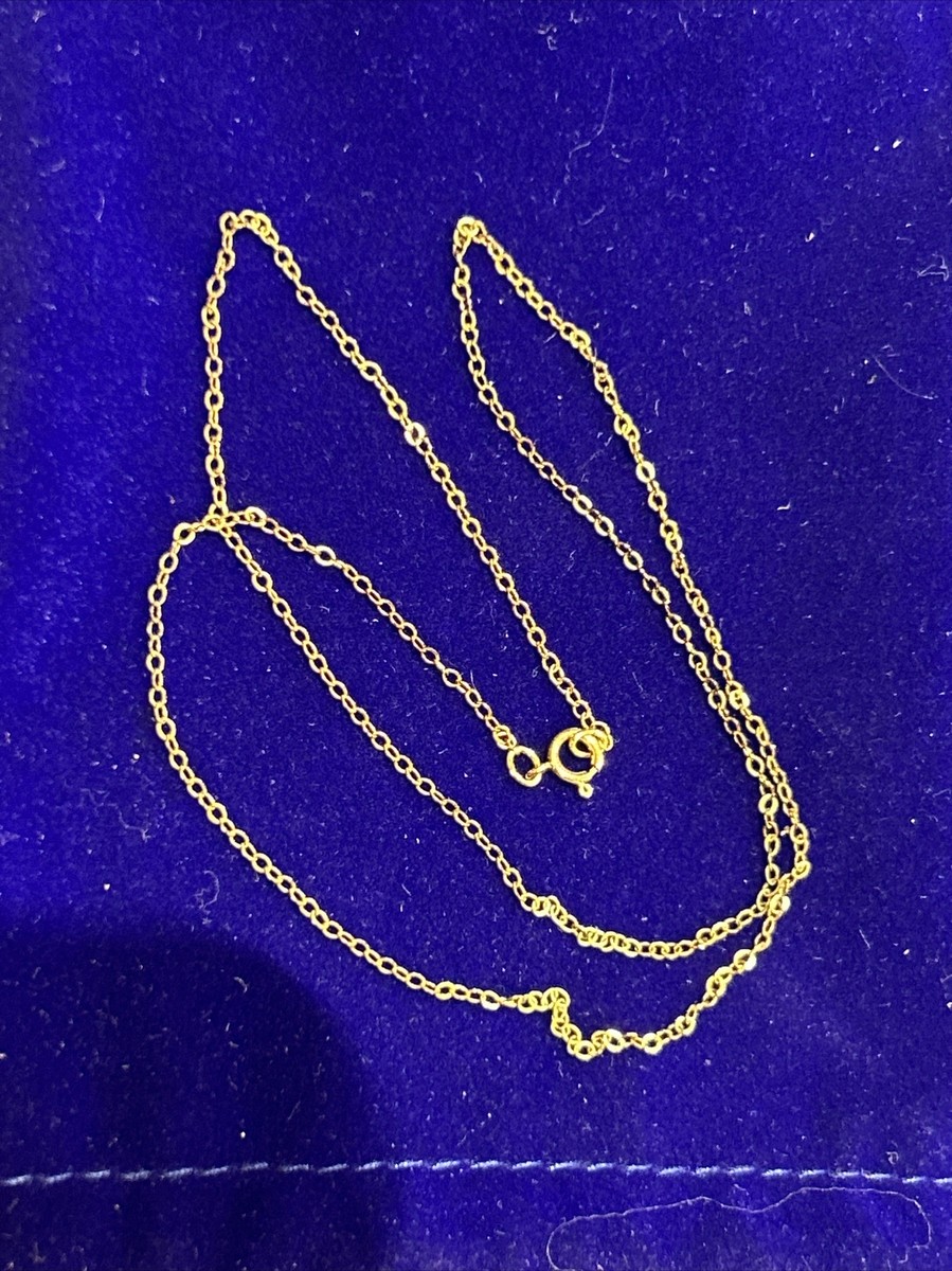 1/20 14k GF Gold Filled Necklace 18” | eBay