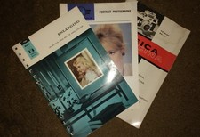 Lot of three Vintage Photography Instructional Manuals/Catalog