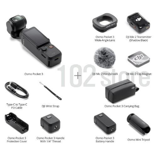 DJI Osmo Pocket 3 Creator Combo Handheld Gimbal Camera -No Tariff