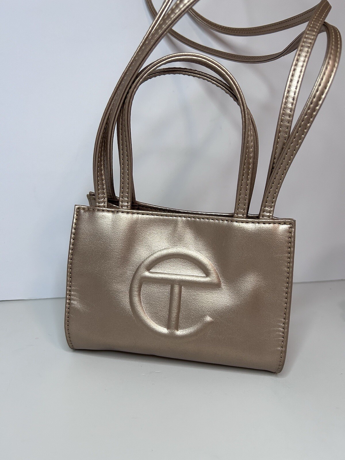 Telfar Small Shopping Bag - Copper  EUC — image 19