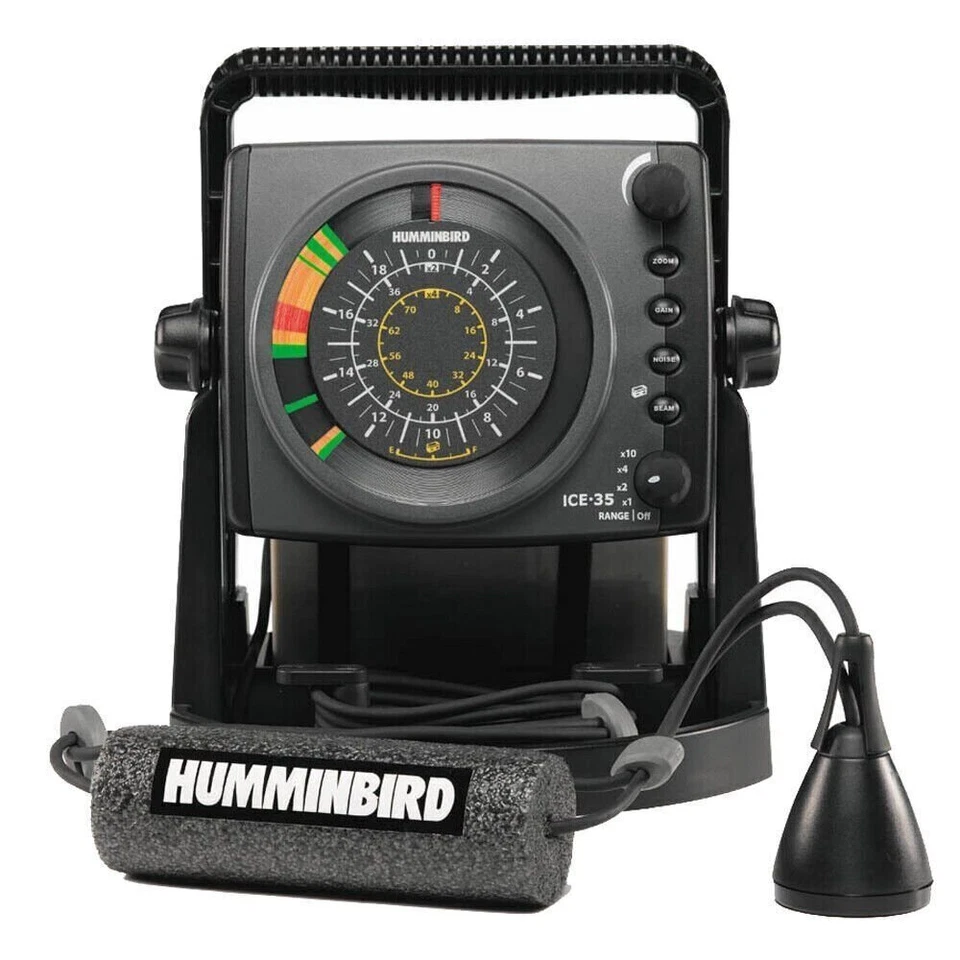 Humminbird Fishing 3-Color Dual Beam ICE-35 Flasher w/7Ah Battery 407020-1 - Image 3 of 3