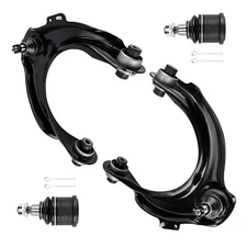 4Pcs Front Upper Control Arms Lower Ball Joints Kit 2003-2007 For Honda Accord