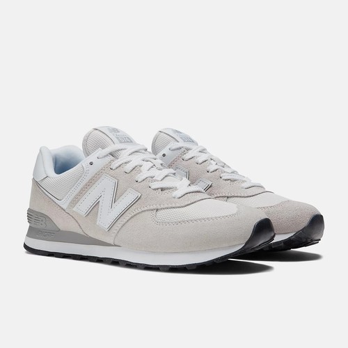 Men's Wide Fit New Balance ML574EVW Running Trainers Shoes - Nimbus Cloud/White  | eBay