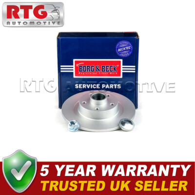 Rear 1x Brake Disc Fits Renault Espace 2015- 1.6 dCi 432027306R