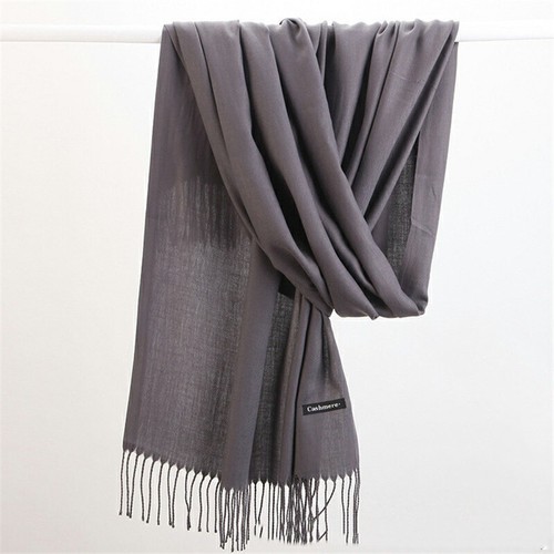 Cashmere Blend Scarf Women Ladies Winter Warm Long Soft Wool Shawl Wrap Pashmina - Picture 7 of 17
