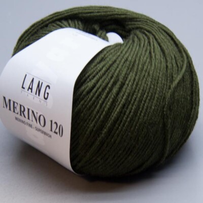 Lang Yarns Merino 120 - 498 - LL 120m / 50g - Nadelstärke 3,5 - 4