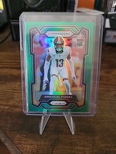 2023 Panini Prizm - Rookies Green Prizm #399 Emmanuel Forbes (RC)