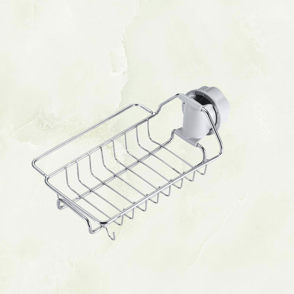 Adjustable Kitchen Sink Sponge Rack Countertop Organizer Storage-image