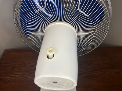 Vintage Panasonic F-1205 Blue Blade 5-WAY Oscillation FAN 12