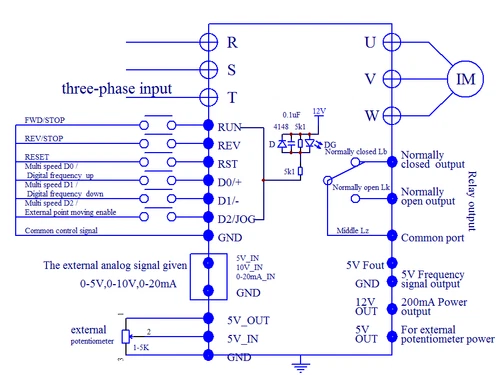 Ein- bis 3-phasiger 7,5 kW 10 PS 220 V regelbarer Frequenzumrichter CNC VFD VSD - Bild 11 von 11