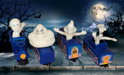 SET 4 + U-3 MIP/LSE Jack in the Box 1998 CASPER GHOST TRAIN