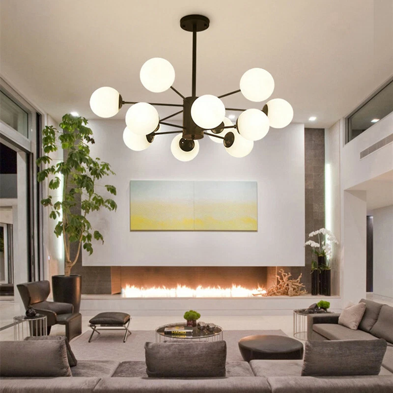 Large black 2024 chandelier light