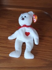 Ty Beanie Baby Valentino THE VALENTINES BEAR 1994 MINT WITH MINT TAGS