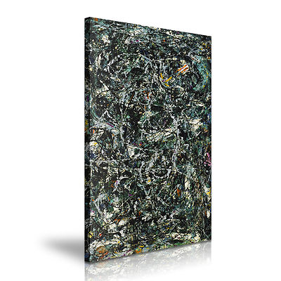 Jackson Pollock Full Fathom Five aufgespannter Leinwanddruck Wandbild Wohndeko mehr 