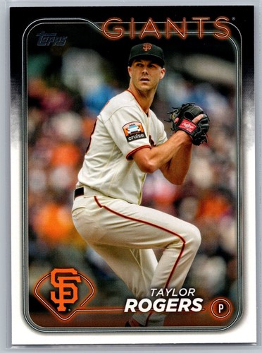 2024 Topps Series 1 - Taylor Rogers #176 San Francisco Giants MLB Baseball Card