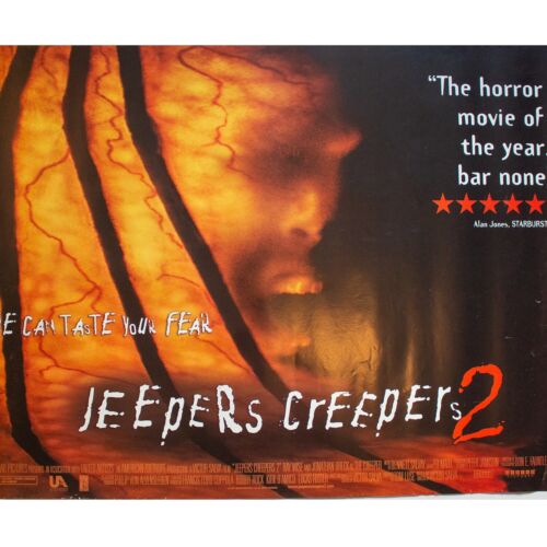 JEEPERS CREEPERS 2 2003 Original Vintage MOVIE Quad Poster 30 x 40 inches - Afbeelding 1 van 4