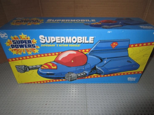 DC SUPER POWERS MCFARLANE 2022 SUPERMOBILE SUPERMAN'S ACTION VEHICLE-SEALED-BNIB