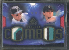2004 SP Game Used Patch Stellar Combos /25 Ivan Rodriguez Josh Beckett #SC-RB