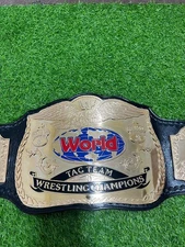 World Tag Team Wrestling Championship CNC Title Belt Replica 6mm Zinc Adult Size