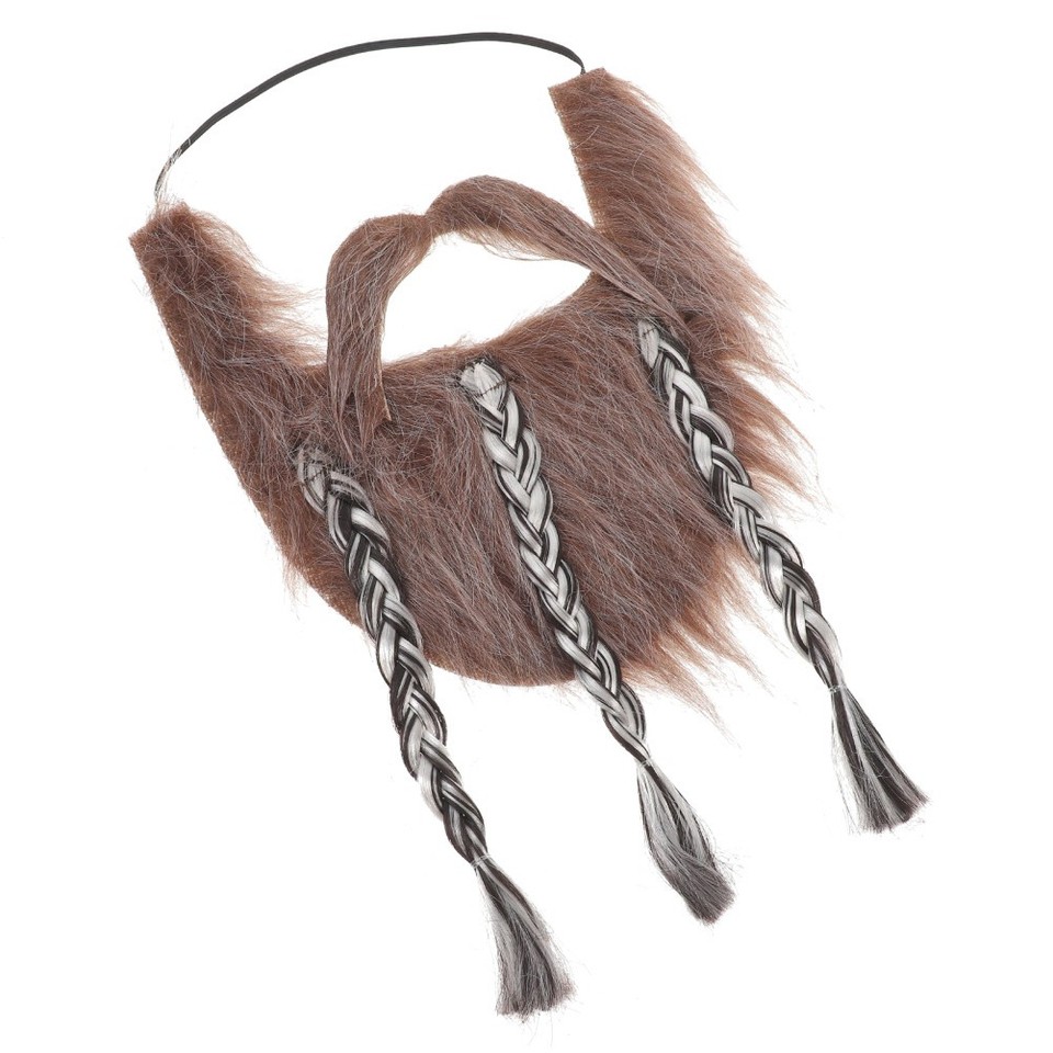 Fausse Moustache Autocollante Colorée Pour Fête De Noël, Halloween