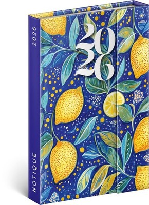 Agenda 2026 - Mini Taschenkalender, ca. A6, mit Magnetverschluss, Saatgut...