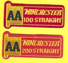 Set of 2 Winchester Straight Shotgun Shooting patches