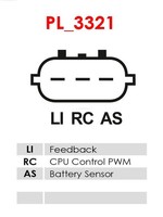 Generator As-Pl A9360S Ford 4S4T-10300-BC Ford 4S4T-10300-BD