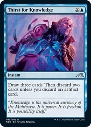 Thirst for Knowledge Foil (085/302) Kamigawa: Neon Dynasty