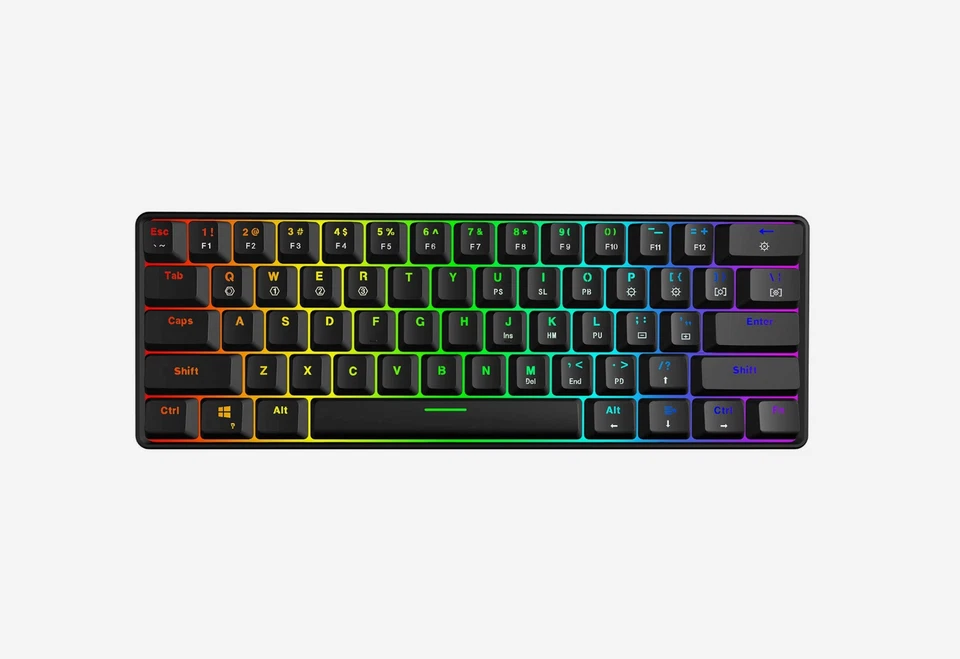 SKYLOONG GK61 Pro 60% Mechanical Wireless Keyb Mini Compact 61 Keys Bluetooth - Image 3 of 4