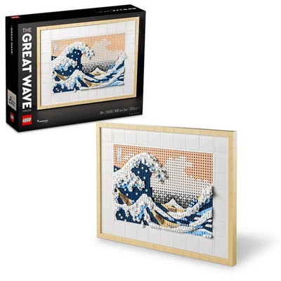 LEGO ART Hokusai   The Great Wave Wall Art Adults Set 31208 (1810 Pieces.)