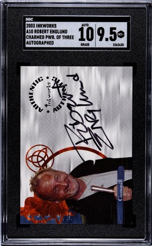 2003 Inkworks Charmed Robert Englund Autograph Card A10 Gammill SGC 9.5