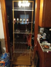 Champagne Holder Rolling Cart With Sign