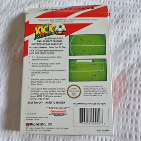 Kick Off Nintendo Nes gioco versione UK in scatola con manuale CIB