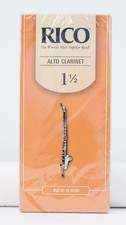 Rico Alto Clarinet Reeds, Strength 1.5, ( Alto-Clarinet ) - 25 Pack Made in USA
