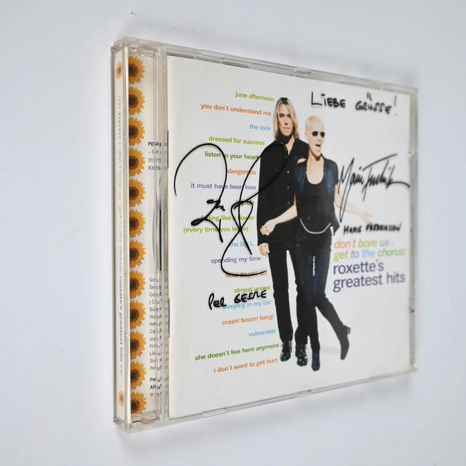 Roxette - Greatest Hits Don´t bore us SIGNIERT handschriftl. Autogramm - Bild 2 von 4