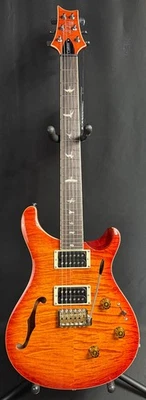 PRS SE Custom 24 Semi-Hollow Piezo Electric Guitar Vintage Sunburst w/ Gig Bag - image 1 of 4