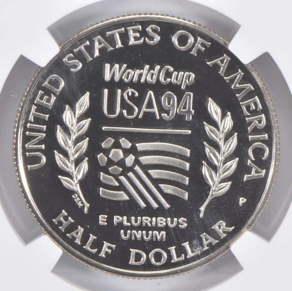 1994-P World Cup Soccer Commemorative Half Dollar PF70 UCam NGC *9617 - Image 4 of 4
