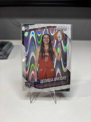 2025 Panini Prizm WNBA #140 Georgia Amoore White Seismic Prizms
