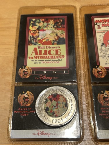 Vintage Disney Coins Collection Lot Of 3 Mickey Dumbo. Alice. 1933 1941 ...