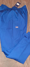 Cherokee Workwear Elastic Waist Cargo Scrub Pant 4200 Large Galaxy Blue