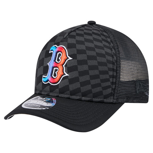 Herren New Era schwarz Boston Red Sox Farbverlauf 9FORTY A-Rahmen M-Krone Trucker - Bild 1 von 6