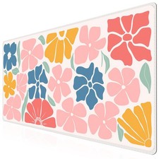 Colorful Flower Non-Slip Rubber Mouse Pad Desk Mat Gaming Keyboard Mat