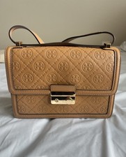 GREAT CONDITION Tory Burch T Monogram handbag w/ Gold Hardware Dust Bag