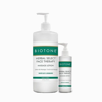 BIOTONE Herbal Select Face Therapy Massage Lotion - All Skin Types- Professional