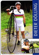 Original Autogramm Dieter D&ouml;lling Hochradweltmeister /// Autograph signiert sign