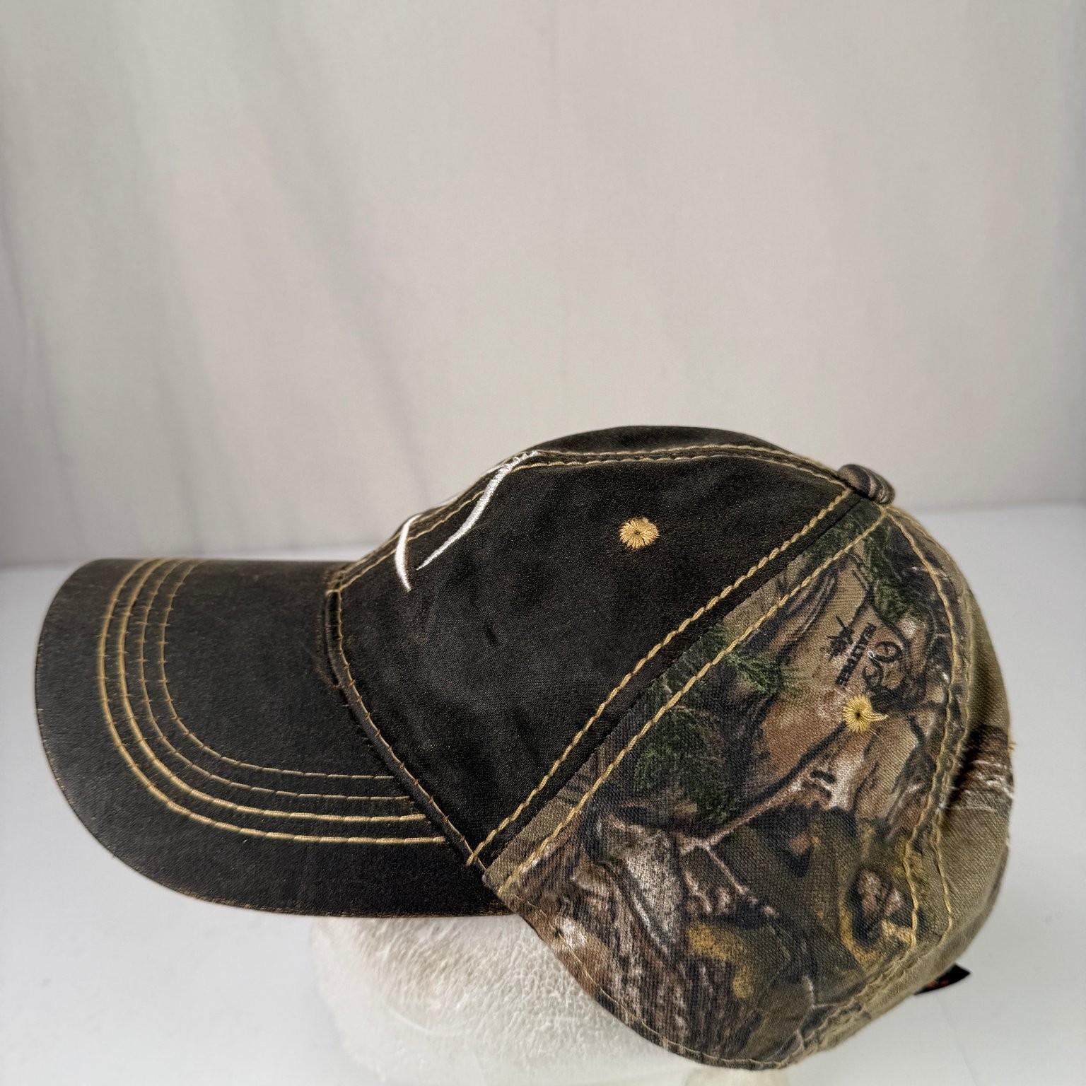 Port Authority Baseball Cap Adjustable Brown Blac… - image 2